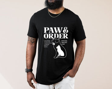 Paw and Order Special Treats Shirt, Training Dog And Cat Shirt, Dog Mom Shirt, Dog Lover Shirt, Animal Lover Shirt, Dog Mama Shirt, Pet Lover - Msix Apparel - T Shirt