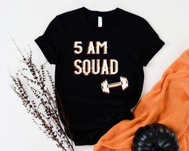 5AM Squad Shirt,Five In The Morning Squad, Five Crew Spinbabe,Pilates, Workout Shirt, Fitness Tshirt, 5 Am Gym Tee, Exercise Shirt, Yoga Tee - Msix Apparel - T Shirt