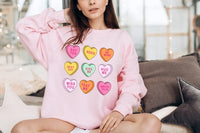 Gift for love, Be Mine Sweatshirt, Conversation Hearts Shirt, XOXO Sweatshirt, Valentines Day Shirt, Gift For Her, Gift For Valentine, Love - Msix Apparel - Sweatshirt