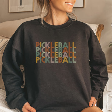 Pickleball Sweatshirts Gift for Women Raquetball Paddleball Sport Crewneck Pickleball Player Gifts Graphic Sweat shirts for Men - Msix Apparel - Sweatshirt