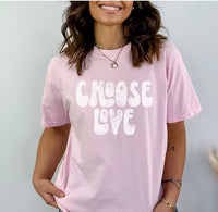 Choose Love T-Shirt, Positive Affirmation, Mindful Fashion Shirt - Msix Apparel - T Shirt