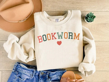 Bookworm Sweatshirt, Bookish Sweatshirt, Book Lovers Shirt, Teacher Book Lovers Shirt, Book Sweatshirt, Book Club Gift, Bookworm Crewneck - Msix Apparel - Sweatshirt
