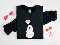 Be My Boo Sweatshirt, Ghost Sweater, Valentines Day Hoodie, XOXO Sweatshirt, Women Valentines Day Sweatshirt, Heart Sweatshirt - Msix Apparel - Sweatshirt