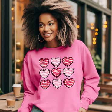 Cute Valentines Sweatshirt, Be Mine Sweatshirt, Valentines Day, Conversation Hearts Shirt, I Love You Shirt, Heart Candy Shirt, Couple Shirt - Msix Apparel - Sweatshirt
