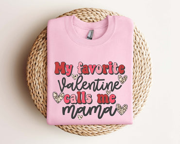 Mama Valentine, Womens Valentines Day Sweatshirt, Cute Valentine Sweatshirt, Womens Valentines Day Sweater, Valentines Day Shirt - Msix Apparel - Sweatshirt