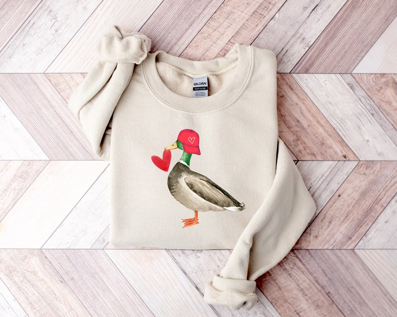 Valentine Mallard Duck ,Hunting Valentine's Day Shirt,Valentine's Day Shirt,Valentines Day Gift, Cute Valentine Shirts,Gift For Her