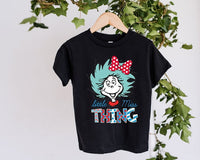 Miss Thing Girl T Shirt, Little Miss Thing Shirt, Seuss Day Student Shirt, Funny Shirt For Toddlers, Reading Lovers Shirt, National Read Across